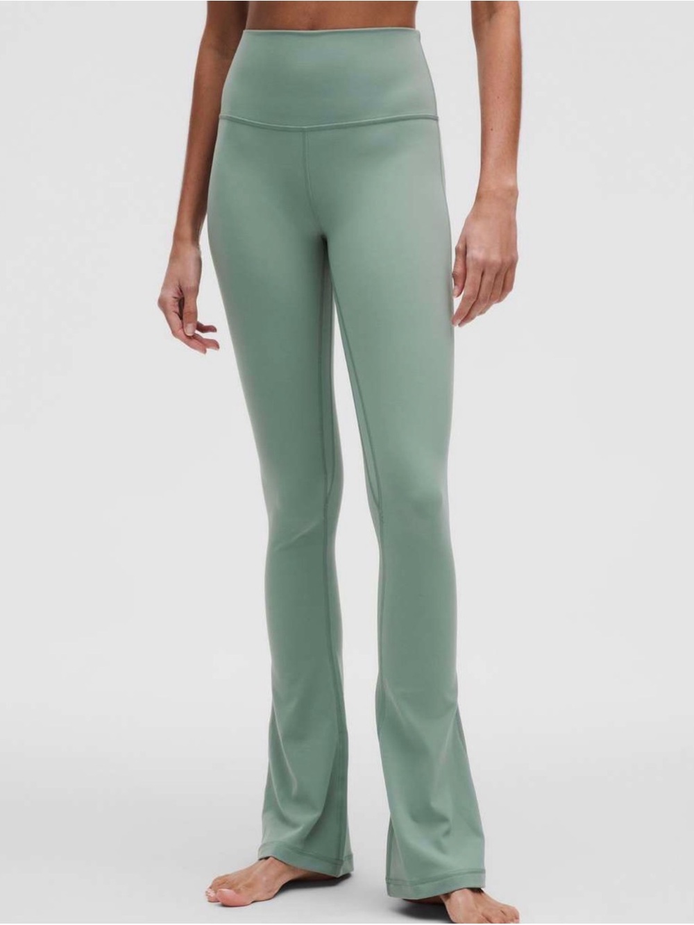Lululemon High Rise Align Mini Flare Leggings Nulu Material size 6
